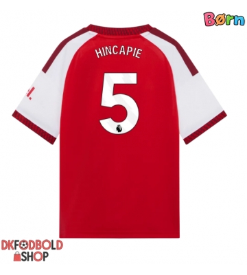 Arsenal Piero Hincapie #5 Hjemmebanesæt Børn 2026-27 Kort ærmer (+ korte bukser)